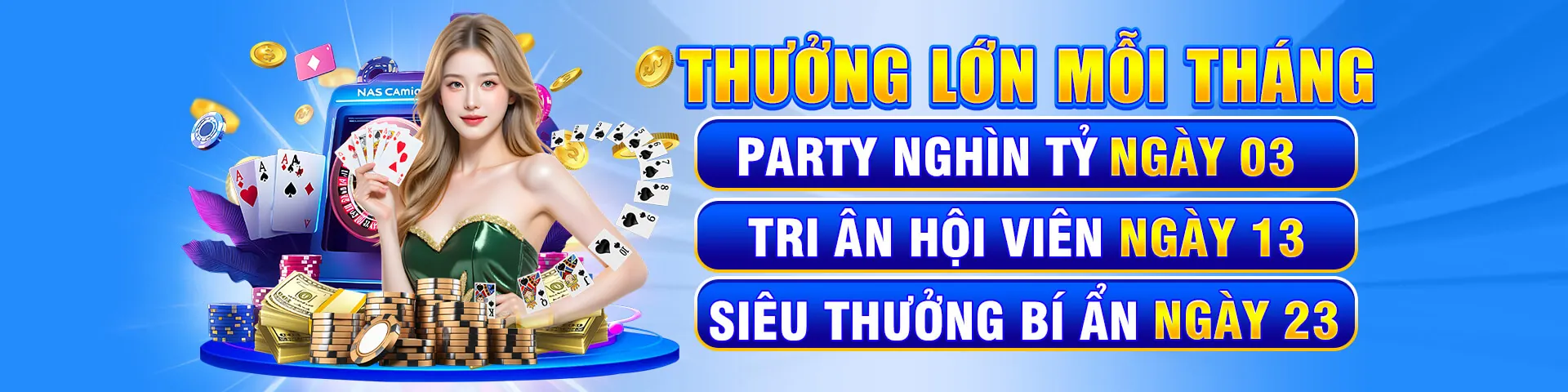 Hình ảnh giới thiệu Nổ Hũ FCB88 với jackpot lớn và không khí sòng bạc sôi động